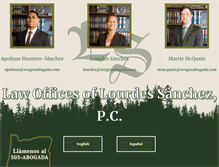 Tablet Screenshot of oregonabogada.com